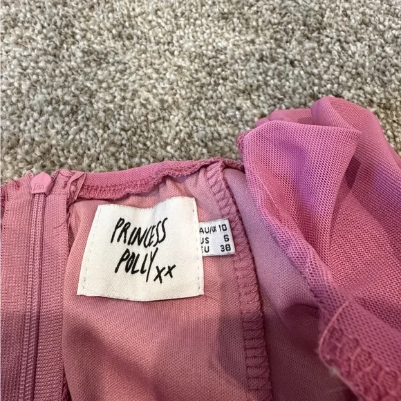 Princess Polly Mauve/Pink Ruched Bodysuit - Picture 7 of 7